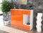 Highboard Violetta, Orange Seite (136x108x35cm) - Stil.Zeit Möbel GmbH
