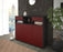 Highboard Mena, Bordeaux Seite (136x108x35cm) - Stil.Zeit Möbel GmbH