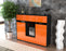 Highboard Nadia, Orange Seite (136x108x35cm) - Stil.Zeit Möbel GmbH