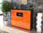 Highboard Ornella, Orange Seite (136x108x35cm) - Stil.Zeit Möbel GmbH