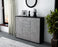 Highboard Patricia, Beton Seite (136x108x35cm) - Stil.Zeit Möbel GmbH