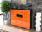 Highboard Quinta, Orange Seite (136x108x35cm) - Stil.Zeit Möbel GmbH