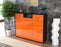 Highboard Ravena, Orange Seite (136x108x35cm) - Stil.Zeit Möbel GmbH