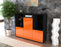 Highboard Saskia, Orange Seite (136x108x35cm) - Stil.Zeit Möbel GmbH