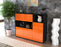 Highboard Valenzia, Orange Seite (136x108x35cm) - Stil.Zeit Möbel GmbH