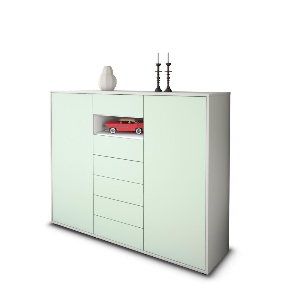 Highboard Maria, Mint Studio (136x108x35cm) - Stil.Zeit Möbel GmbH