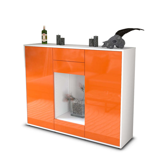 Highboard Marika, Orange Studio (136x108x35cm) - Stil.Zeit Möbel GmbH