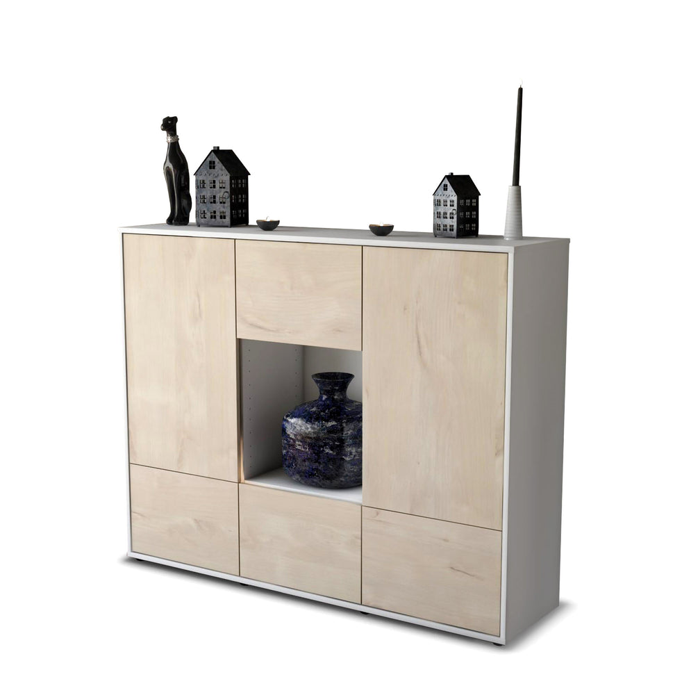 Highboard Mimma, Zeder Studio (136x108x35cm) - Stil.Zeit Möbel GmbH