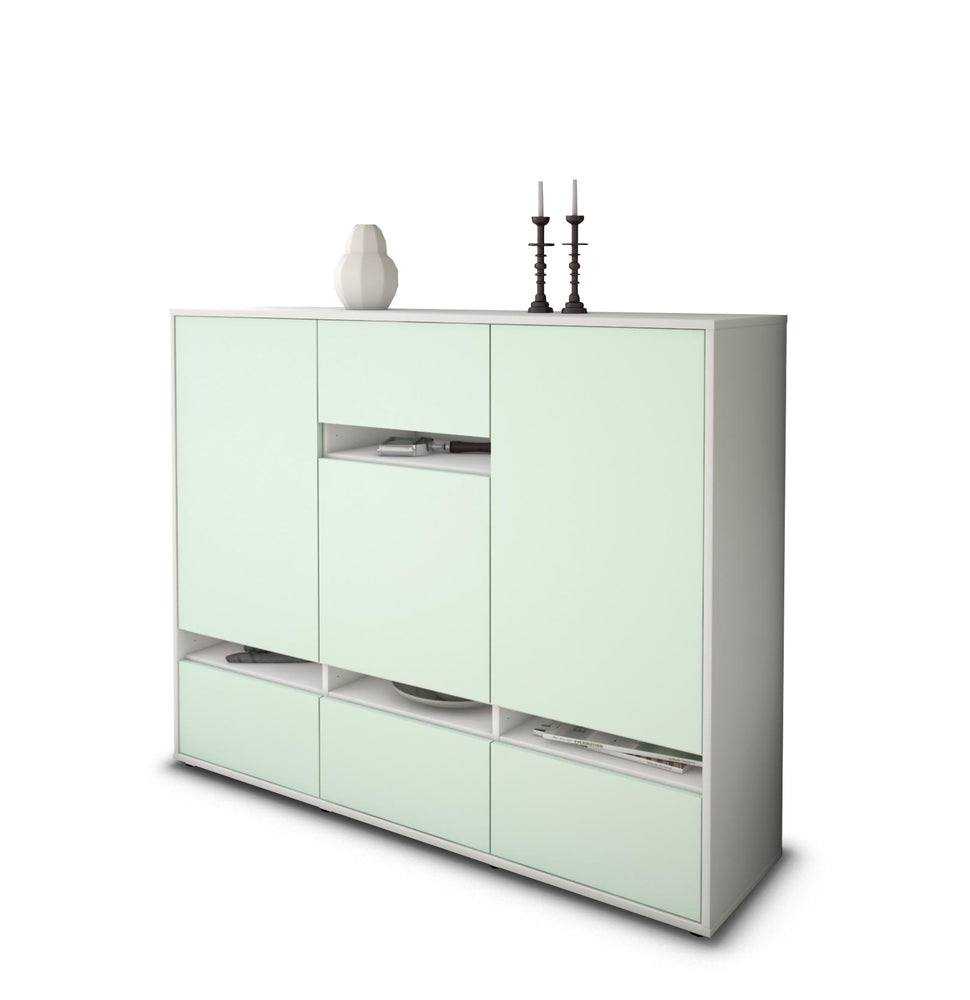 Highboard Mona, Mint Studio (136x108x35cm) - Stil.Zeit Möbel GmbH