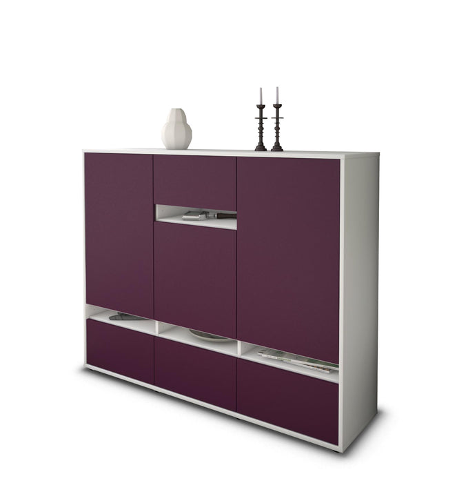 Highboard Mona, Lila Studio (136x108x35cm) - Stil.Zeit Möbel GmbH