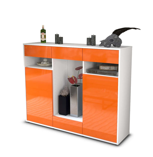 Highboard Name, Orange Studio (136x108x35cm) - Stil.Zeit Möbel GmbH