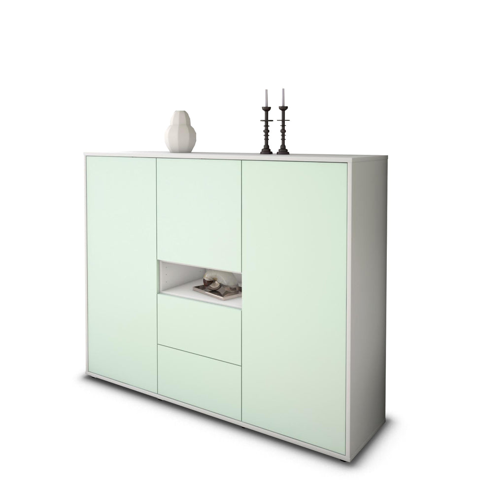 Highboard Olivia, Mint Studio (136x108x35cm) - Stil.Zeit Möbel GmbH