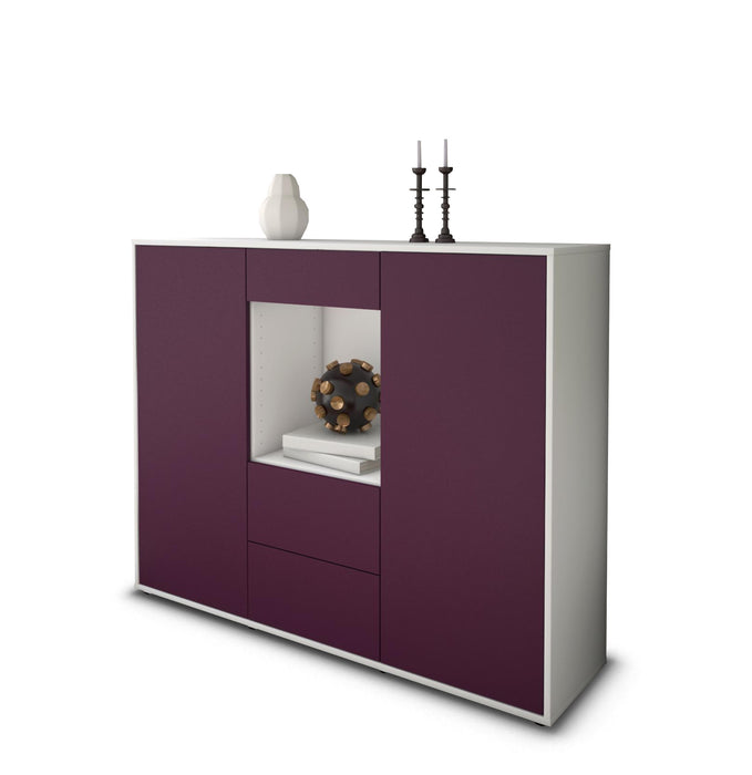 Highboard Ortensia, Lila Studio (136x108x35cm) - Stil.Zeit Möbel GmbH