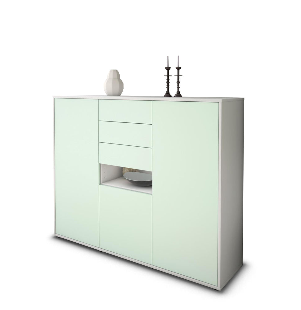 Highboard Paulina, Mint Studio (136x108x35cm) - Stil.Zeit Möbel GmbH