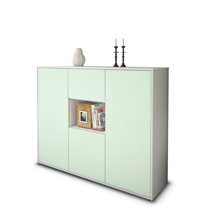 Highboard Pippa, Mint Studio (136x108x35cm) - Stil.Zeit Möbel GmbH