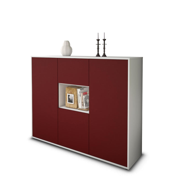 Highboard Pippa, Bordeaux Studio (136x108x35cm) - Stil.Zeit Möbel GmbH