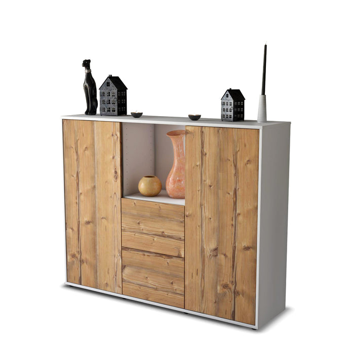 Highboard Rabea, Pinie Studio (136x108x35cm) - Stil.Zeit Möbel GmbH