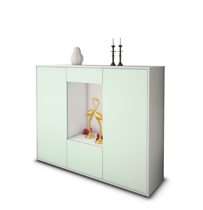 Highboard Raffaela, Mint Studio (136x108x35cm) - Stil.Zeit Möbel GmbH