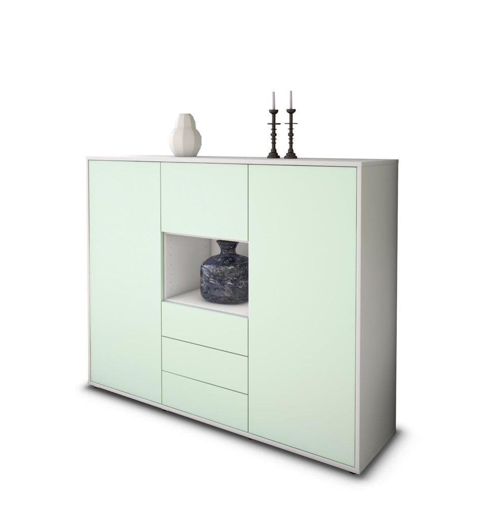 Highboard Ravenna, Mint Studio (136x108x35cm) - Stil.Zeit Möbel GmbH