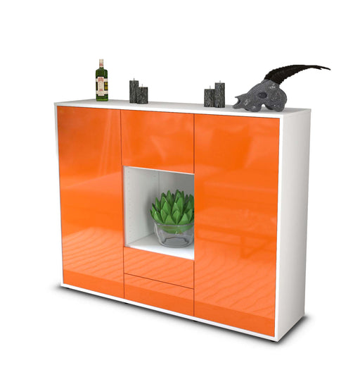 Highboard Rella, Orange Studio (136x108x35cm) - Stil.Zeit Möbel GmbH