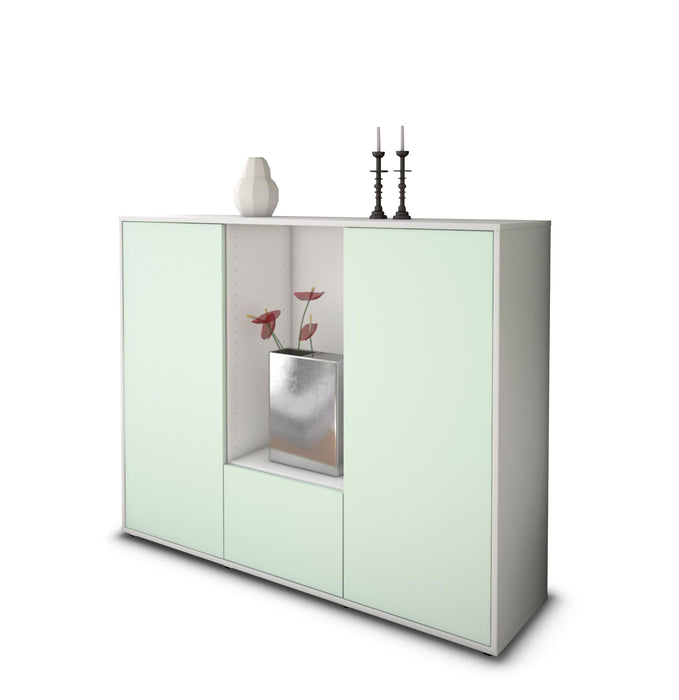 Highboard Renata, Mint Studio (136x108x35cm) - Stil.Zeit Möbel GmbH