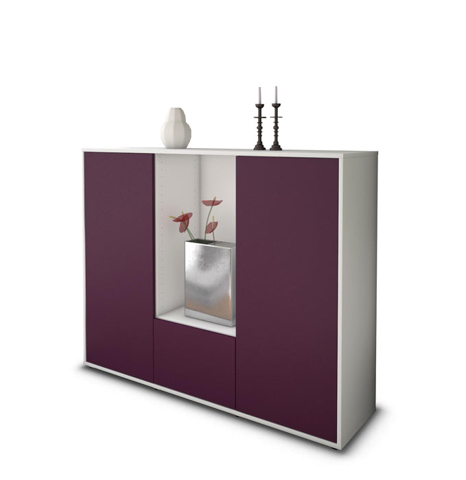 Highboard Renata, Lila Studio (136x108x35cm) - Stil.Zeit Möbel GmbH