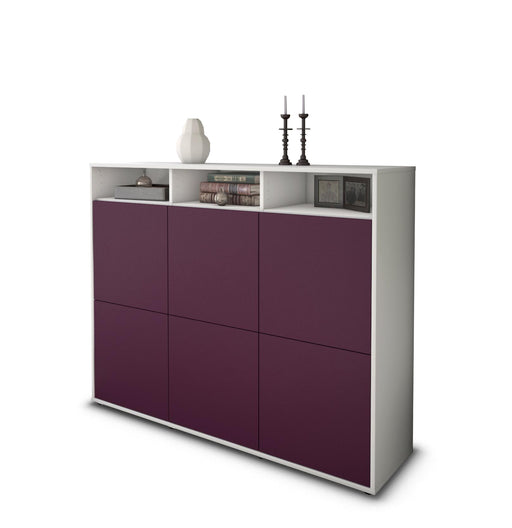 Highboard Sara, Lila Studio (136x108x35cm) - Stil.Zeit Möbel GmbH