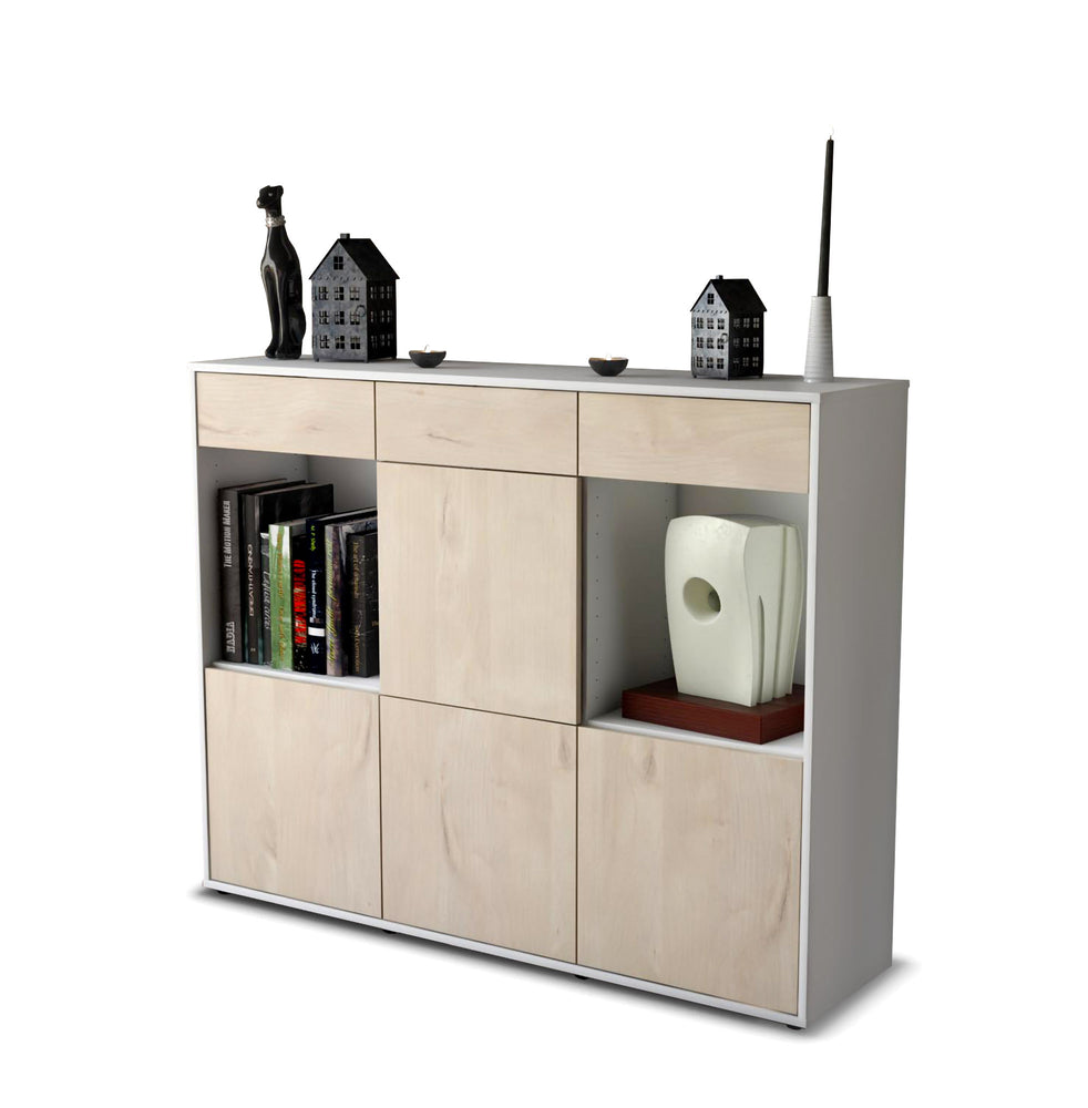 Highboard Selena, Zeder Studio (136x108x35cm) - Stil.Zeit Möbel GmbH