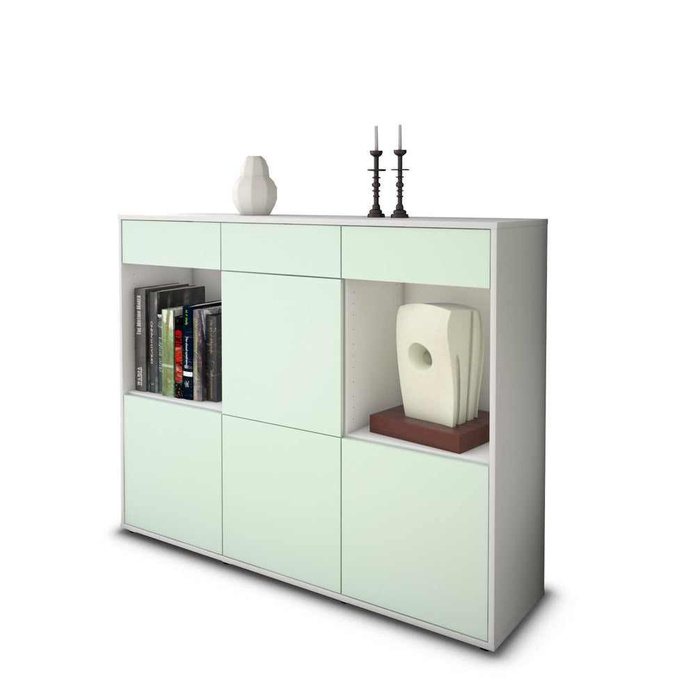 Highboard Selena, Mint Studio (136x108x35cm) - Stil.Zeit Möbel GmbH