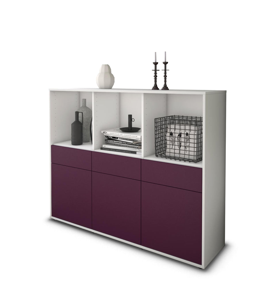 Highboard Selma, Lila Studio (136x108x35cm) - Stil.Zeit Möbel GmbH