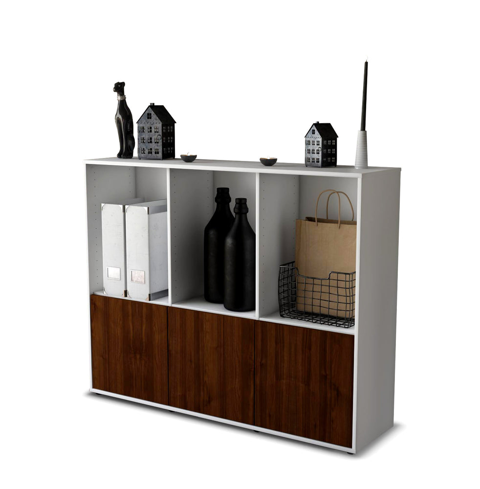 Highboard Seraphine, Walnuss Studio (136x108x35cm) - Stil.Zeit Möbel GmbH