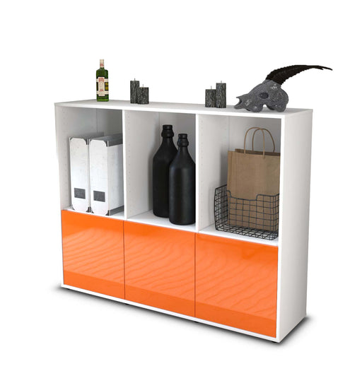 Highboard Seraphine, Orange Studio (136x108x35cm) - Stil.Zeit Möbel GmbH