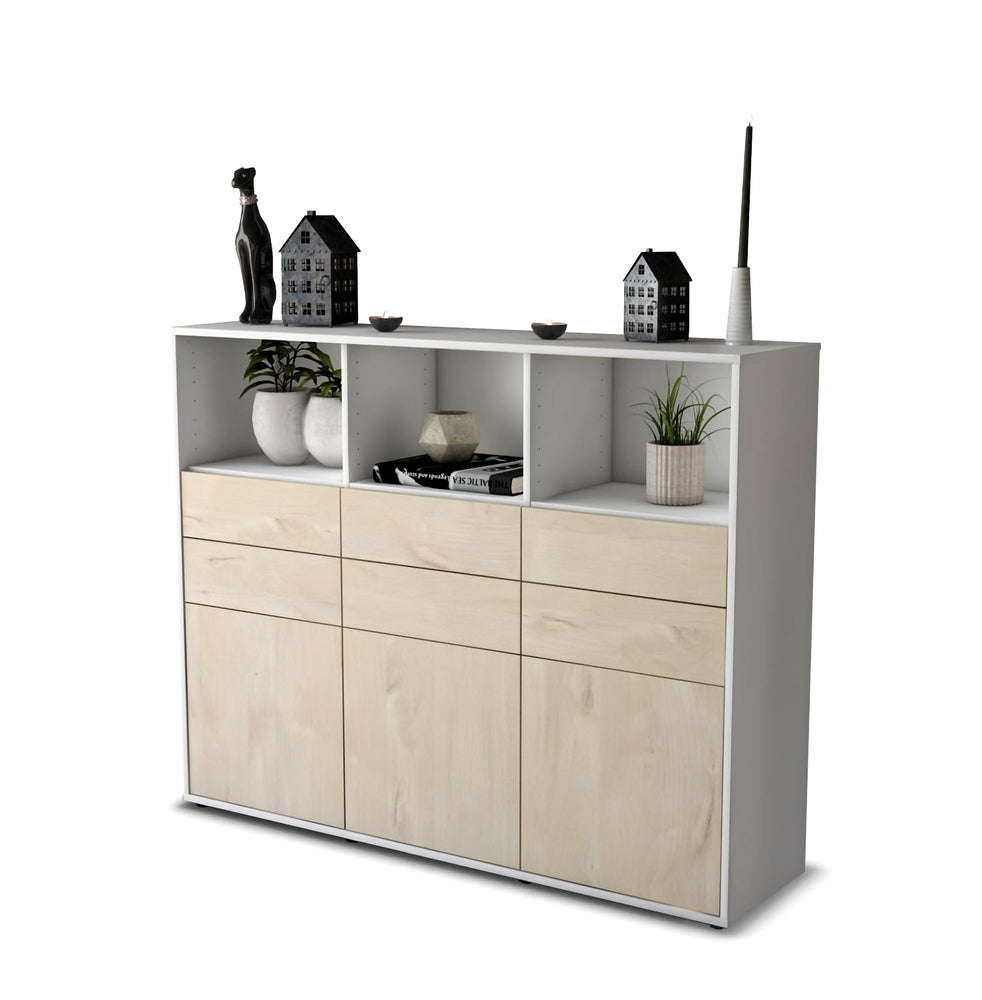 Highboard Serenella, Zeder Studio (136x108x35cm) - Stil.Zeit Möbel GmbH