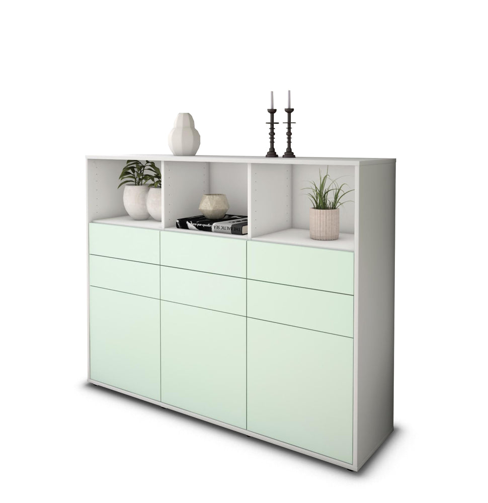 Highboard Serenella, Mint Studio (136x108x35cm) - Stil.Zeit Möbel GmbH