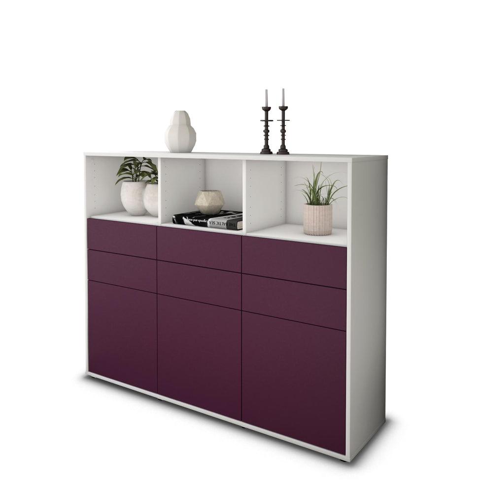 Highboard Serenella, Lila Studio (136x108x35cm) - Stil.Zeit Möbel GmbH