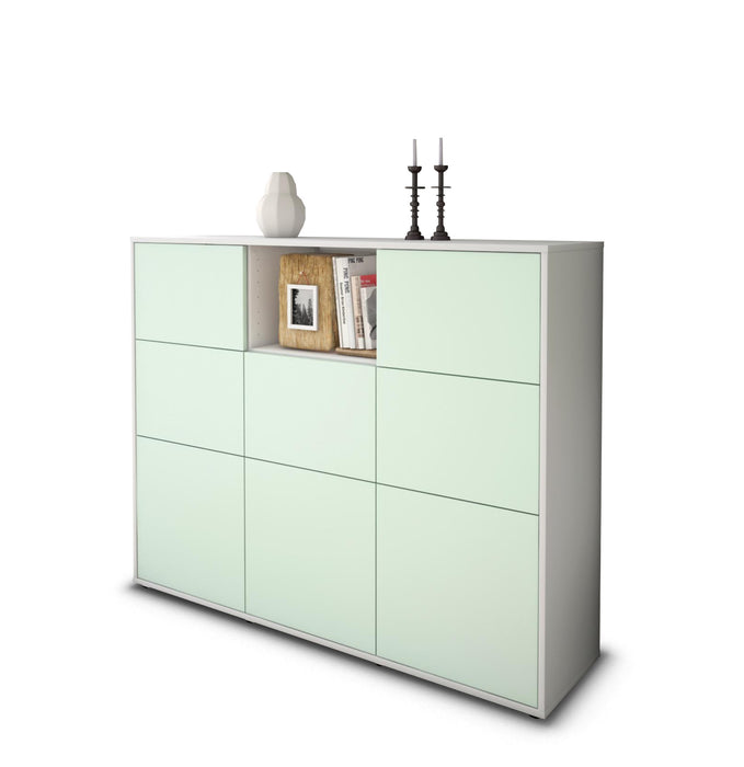 Highboard Simona, Mint Studio (136x108x35cm) - Stil.Zeit Möbel GmbH