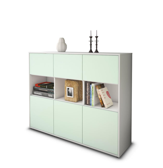 Highboard Sira, Mint Studio (136x108x35cm) - Stil.Zeit Möbel GmbH