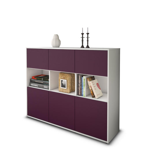 Highboard Sira, Lila Studio (136x108x35cm) - Stil.Zeit Möbel GmbH