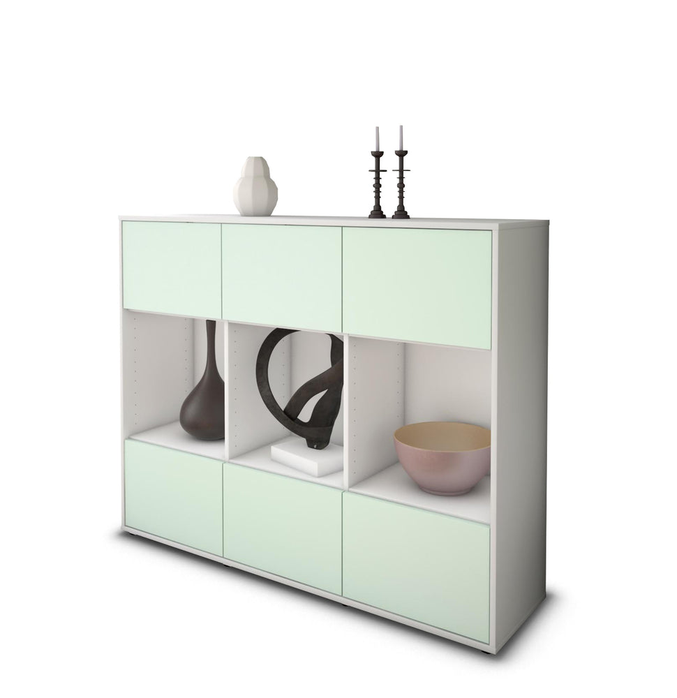 Highboard Suna, Mint Studio (136x108x35cm) - Stil.Zeit Möbel GmbH