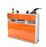 Highboard Teresa, Orange Studio (136x108x35cm) - Stil.Zeit Möbel GmbH