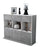 Highboard Tessa, Beton Studio (136x108x35cm) - Stil.Zeit Möbel GmbH