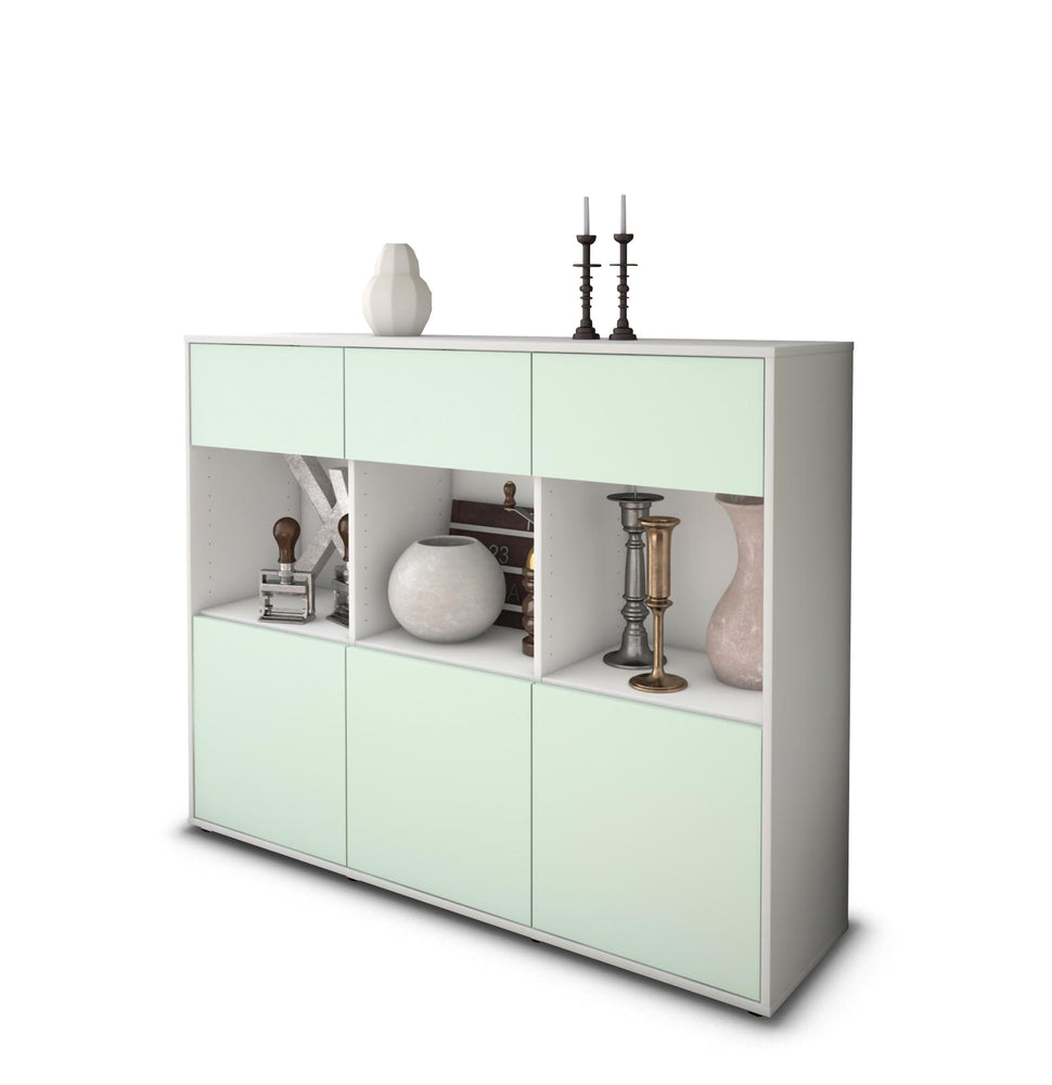 Highboard Tessa, Mint Studio (136x108x35cm) - Stil.Zeit Möbel GmbH