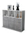 Highboard Theresia, Beton Studio (136x108x35cm) - Stil.Zeit Möbel GmbH