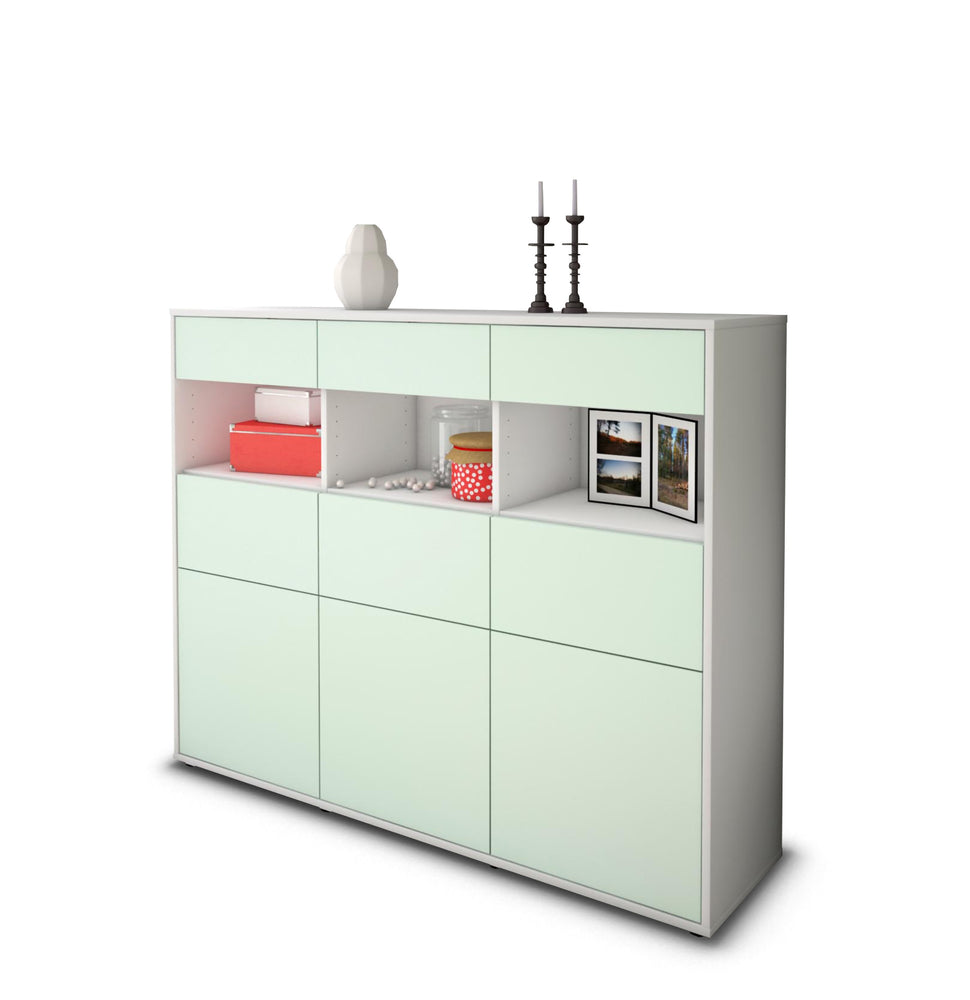 Highboard Tina, Mint Studio (136x108x35cm) - Stil.Zeit Möbel GmbH