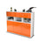 Highboard Tizia, Orange Studio (136x108x35cm) - Stil.Zeit Möbel GmbH