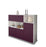 Highboard Valenzia, Lila Studio (136x108x35cm) - Stil.Zeit Möbel GmbH