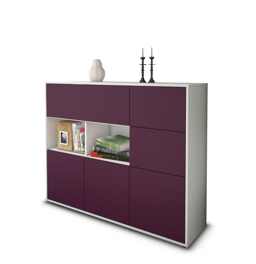 Highboard Velia, Lila Studio (136x108x35cm) - Stil.Zeit Möbel GmbH