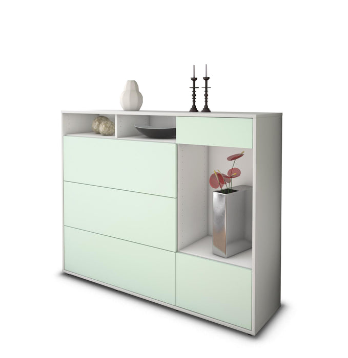 Highboard Viona, Mint Studio (136x108x35cm) - Stil.Zeit Möbel GmbH