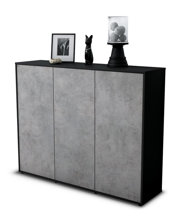 Highboard Luzia, Beton Studio (136x108x35cm) - Stil.Zeit Möbel GmbH