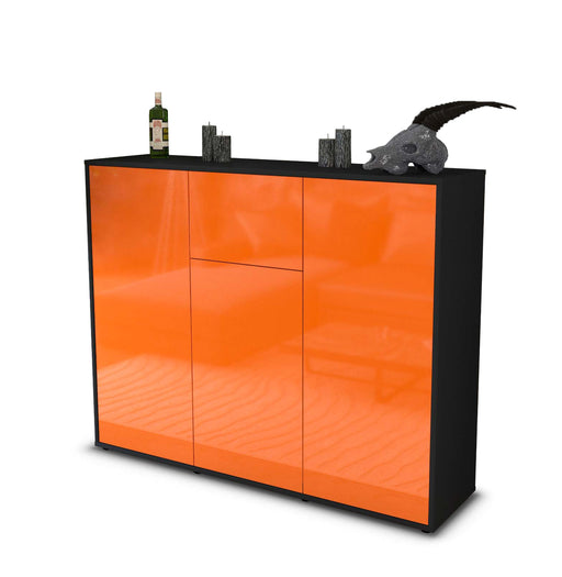 Highboard Lya, Orange Studio (136x108x35cm) - Stil.Zeit Möbel GmbH